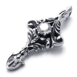 Pendentif En Titane Et Diamant