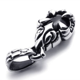 Pendentif En Titane Avec Pierre Précieuse En Forme De Griffe