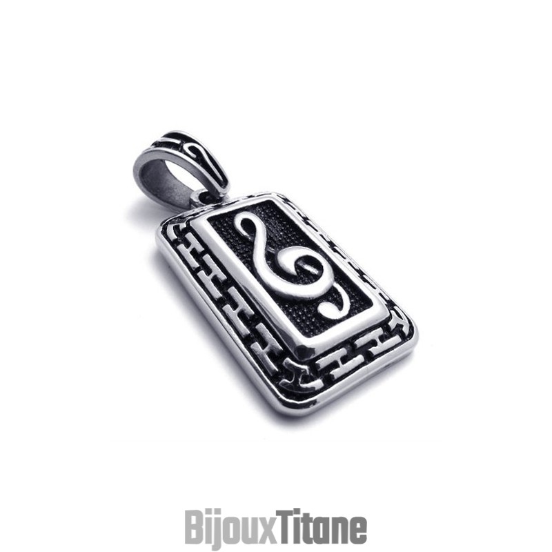 Pendentif Dog Tag En Titane Pendentif Dog Tag En Titane