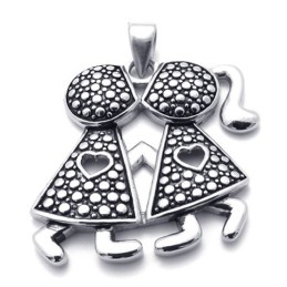 Pendentif En Titane Pour Amoureux