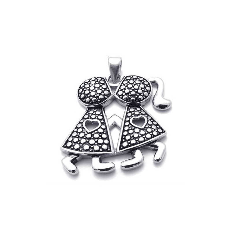 Pendentif En Titane Pour Amoureux