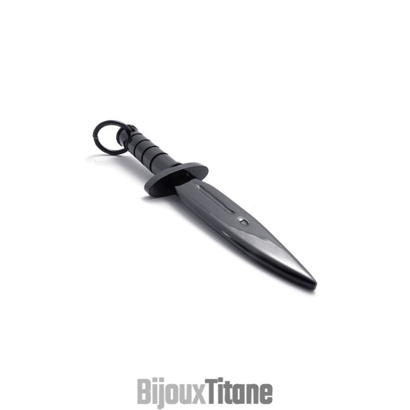 Pendentif En Titane Black Dagger