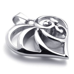Pendentif Coeur En Titane