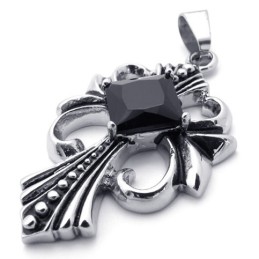 Pendentif En Titane Et Diamant