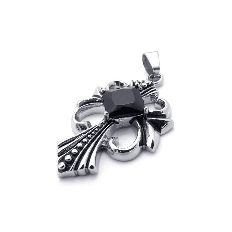Pendentif En Titane Et Diamant