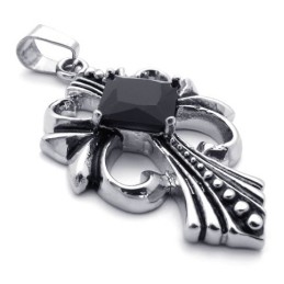 Pendentif En Titane Et Diamant