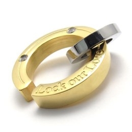Pendentif En Titane Pour Femme, Amoureux De L'Or
