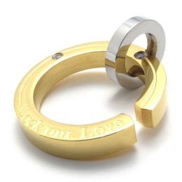 Pendentif En Titane Pour Homme Gold Lovers