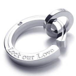 Pendentif Lovers En Titane Pour Homme