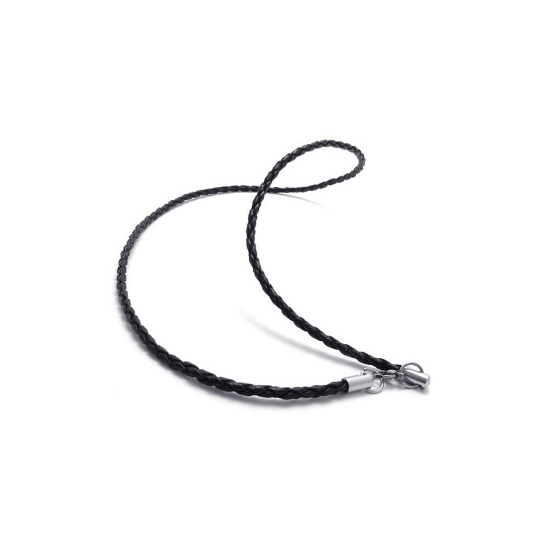 Collier En Titane Noir De 20 Pouces Collier En Titane Noir De 20 Pouces