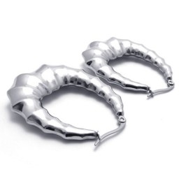 Boucles D'Oreilles En Titane Et Corne