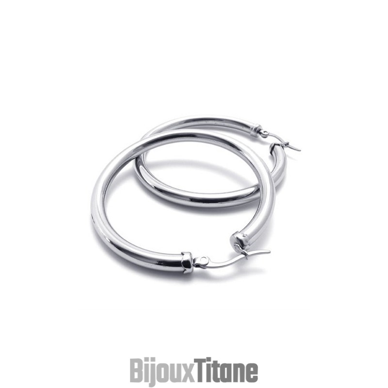 Boucles D'Oreilles En Titane Boucles D'Oreilles En Titane