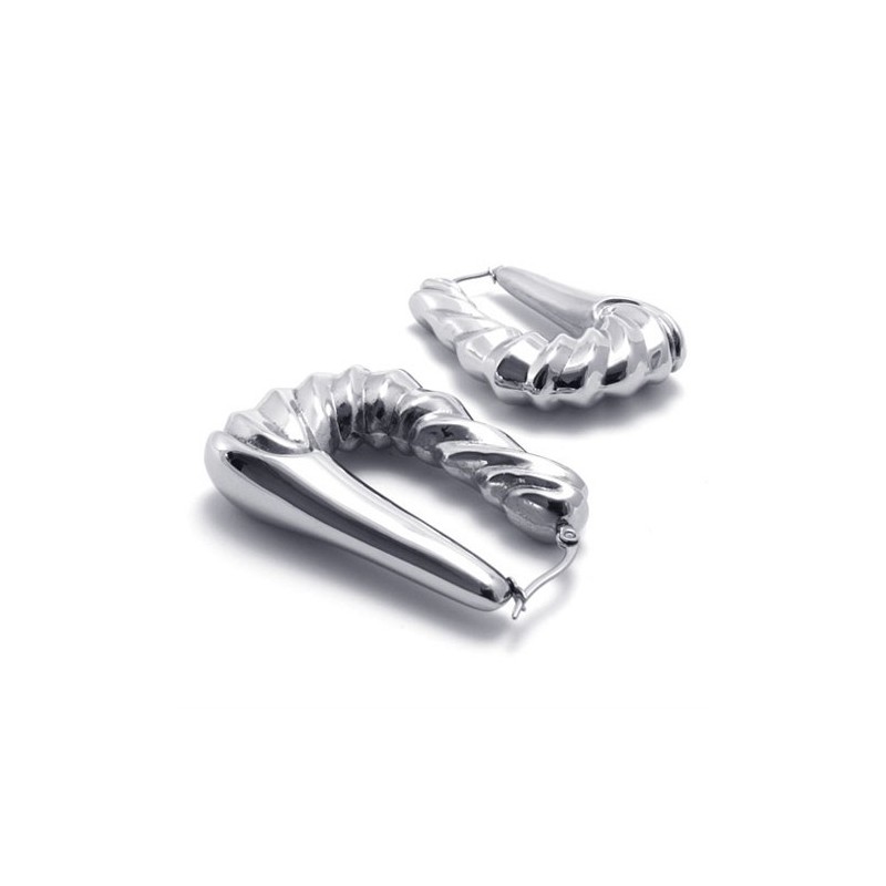 Boucles D'Oreilles En Titane Pipe Boucles D'Oreilles En Titane Pipe