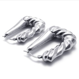 Boucles D'Oreilles En Titane Pipe