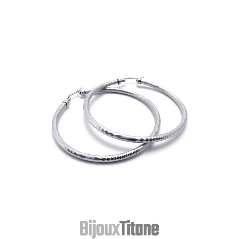 Boucles D'Oreilles En Titane Boucles D'Oreilles En Titane