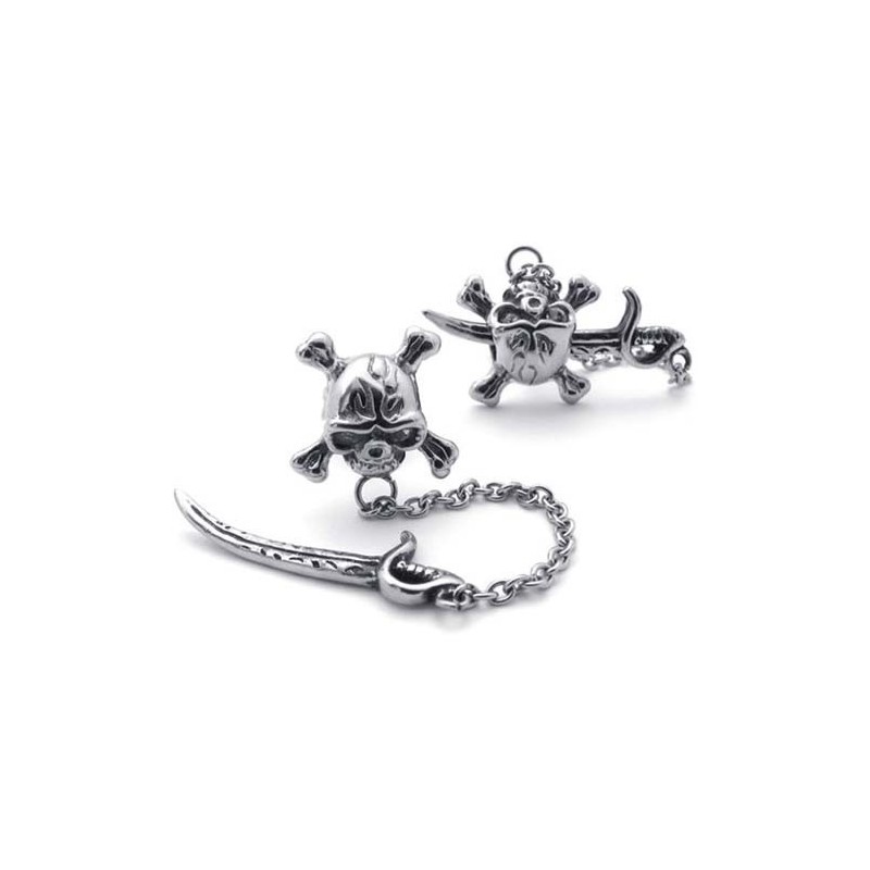 Boucles D'Oreilles En Titane Épée Boucles D'Oreilles En Titane Épée