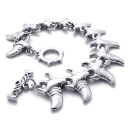 Bracelet En Titane Avec Corne De 8,7 Pouces