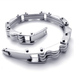 Bracelet Amoureux En Titane De 9,1 Pouces