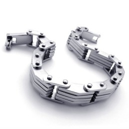 Bracelet En Titane Pour Homme De 7,9 Pouces