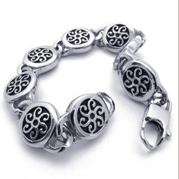 Bracelet Rétro En Titane De 8,7 Pouces