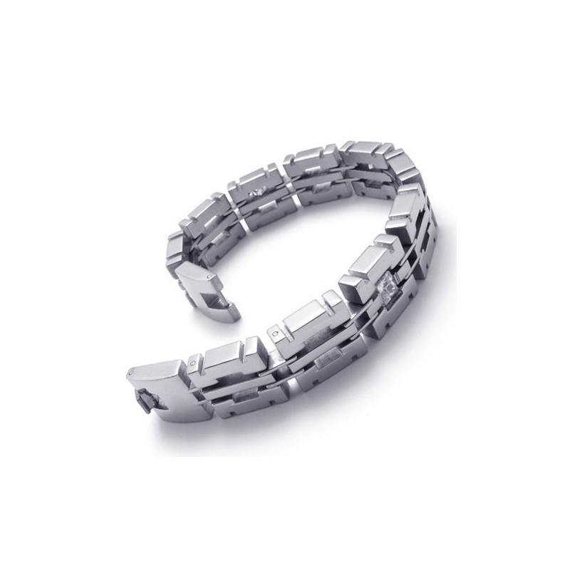 Bracelet En Titane Et Diamant De 8,1 Pouces Bracelet En Titane Et Diamant De 8,1 Pouces