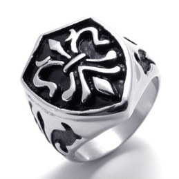 Bague Couronne En Titane