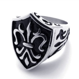 Bague Couronne En Titane