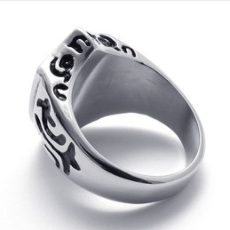Bague Couronne En Titane
