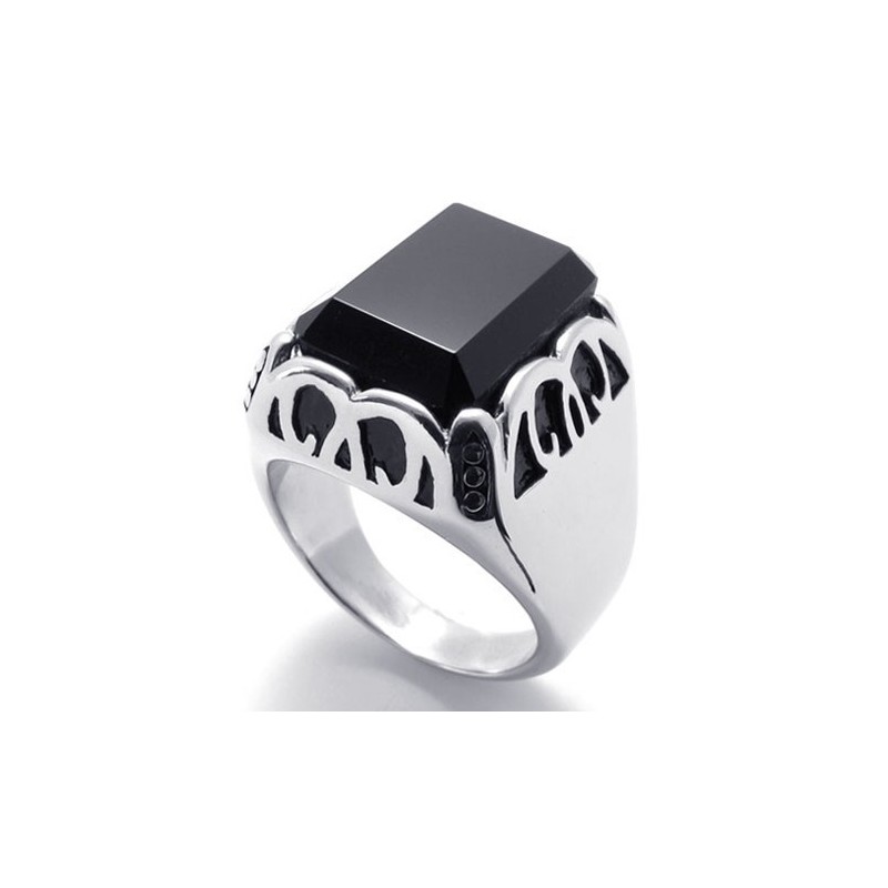 Bague En Titane Avec Pierres Précieuses Bague En Titane Avec Pierres Précieuses