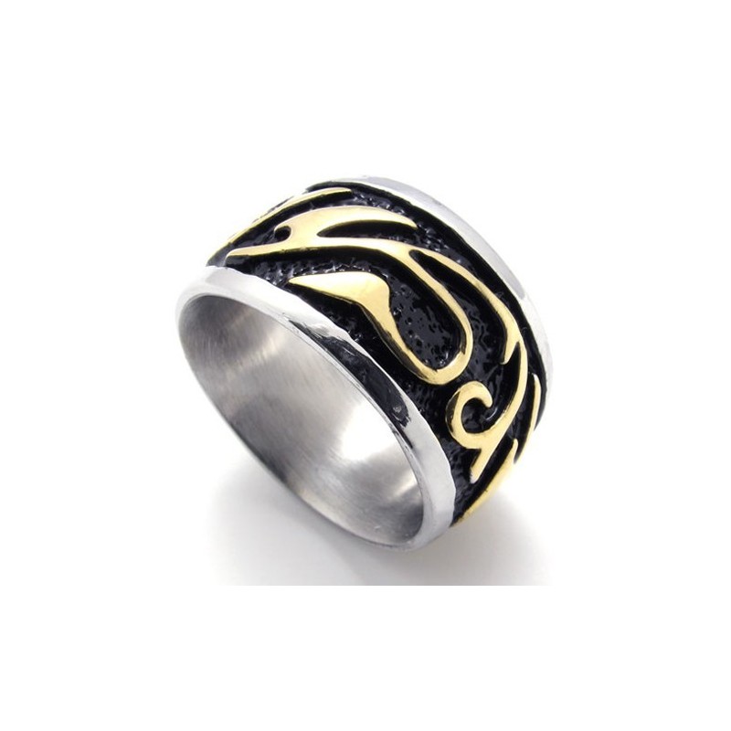 Bague Vintage En Titane Et Or Bague Vintage En Titane Et Or