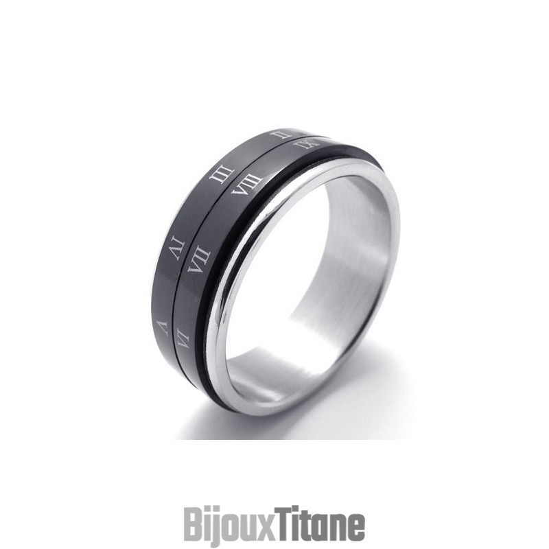 Bague En Titane Noir Bague En Titane Noir