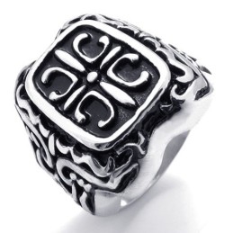 Bague Couronne En Titane