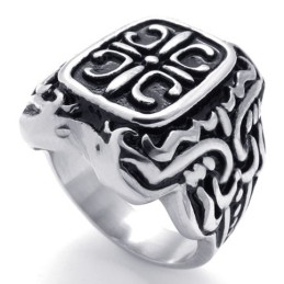 Bague Couronne En Titane