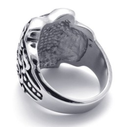 Bague Couronne En Titane