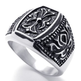 Bague Couronne En Titane