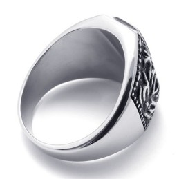 Bague Couronne En Titane