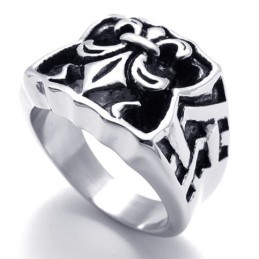Bague Couronne En Titane