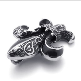 Pendentif En Titane Noir