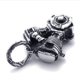 Pendentif Moteur De Moto En Titane