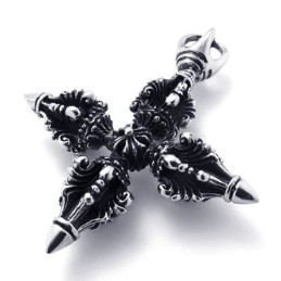Pendentif Croix En Titane