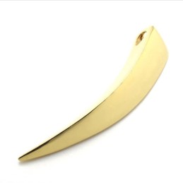 Pendentif Dent De Loup En Titane Doré