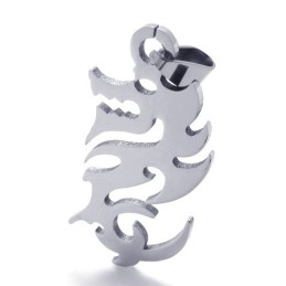 Pendentif Dragon En Titane
