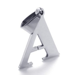 Pendentif En Titane Avec La Lettre « A »