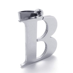 Pendentif Lettre « B » En Titane