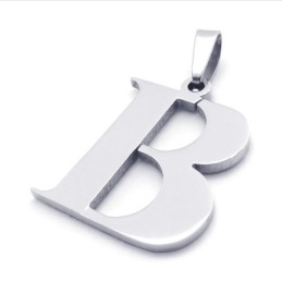 Pendentif Lettre « B » En Titane