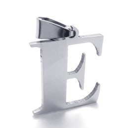 Pendentif En Titane Avec Lettre E
