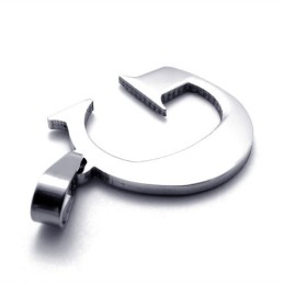 Pendentif En Titane Pour La Lettre « G »