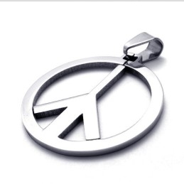 Pendentif Peace En Titane