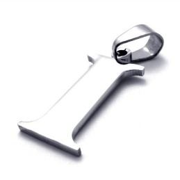 Pendentif Lettre « I » En Titane