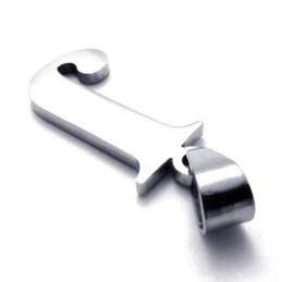 Pendentif En Titane Pour La Lettre « J »